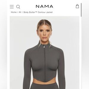 NAMA Body Butter™ Contour Jacket - Graphite - Small